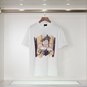 Herrdesigner New F Family Double Yarn Cotton Men's Fashion Spela Anime T-shirt Kläder S-2XL Shunxin 671