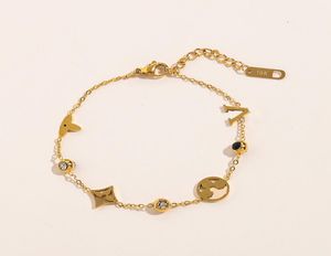 Classic Link Chain luxury Bracelets Fashion Jewellery 18k Gold Charm Bead Summer Slide Bracelets Beads European Personality Style 6115041