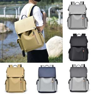 Neue Rucksack männer Mode Marke Hohe kapazität Computer Tasche Reise Rucksack Freizeit Einfache Junior High School Student Schultasche 231115