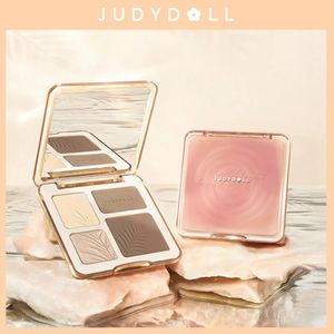 Blush Judydoll Highlighter Makeup Palette Face Lasting Glow Brighten Contour Shimmer Matte Powder 3D Nose Shadow Cosmetics 231208