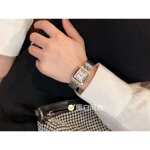 Pahalı Panthere Kadınlar için İzle Tam Pırlanta Kadınları Beyaz Dial 3a Yüksek Kaliteli İsviçre Kuvars Bayanlar Ice Out Montre Tank Femme Luxe Feem