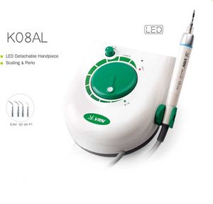 Tragbarer VRN-Dental-Piezo-Ultraschall-Scaler-Preis mit abnehmbarem LED-Handstück und Ultraschall-Scaler-Spitzen