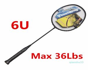 WholeBadminton Rackets Professional Stiff Offensive Raqueteira Force Badminton Racket 6u Strike Racket1103987