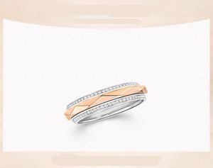 Kvinnor Topp 10 Designer Diamond Ring S925 Sterling Silver och 18K Goldplated Fashion Luxury Jewellery With Gift Box 22093002CZ6458332