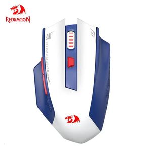 MICE REDRAGON G62 USBサポートBluetooth 2.4Gワイヤレスゲーミングマウス26000 dpi 6ゲーマーマウス用のプログラム可能なボタンコンピューターラップトップPC 231208