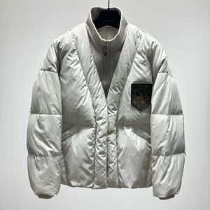 2023 O outono/inverno novo simulado de duas peças malha de lã colar jacket