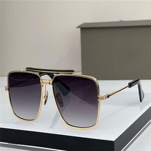 新しい人気のサングラスSymeta Type 403 Men Design K Gold Retro Square Frame Fashion Avant-Gardeスタイル最高品質UV 400レンズOutd202U