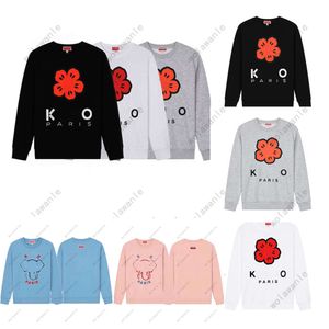 Henzo Designer Hoodie Moda Giyim Baskılı Nakış Hoodie Fil Crabapple Hoodie Sıradan Gevşek Kadınlar Kazak En İyi Erkekler Hoodie Street Çift Kazak