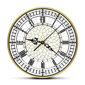 Big Ben Clock Contemporary Modern Wall Clock Retro Silent Non Ticking Wall Watch English Home Decor Great Britain London Gift X070286f