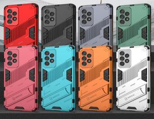Punk Armor Phone Cases Magnetic Kickstand Back Cover Ring Holder Portector för Samsung Galaxy S22 Ultra S22Plus A12 A13 A52 A72 A82 A33 A53 A73 A22 5G3847572
