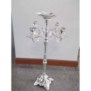 New In Arrival Flower Selling Best Center 63Cm For Or Height Events 5-Arms Candelabra With Bowl The Middle Weddings High-End New Products