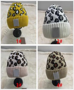Projektantka czapki czapki dla kobiet mężczyzn Zimowe dzianinowe czapki lamparta unisex panie ciepłe gorras krawat z dzianiny czapki 20218533701