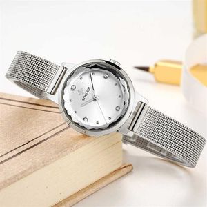 WWOOR Silver Watch Women Watches Ladies Creative Steel Women Bracelet Watches Female Waterproof Clock Relogio Feminino 210603245s