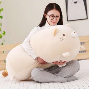 Toptan 60cm büyük boyutlu yüksek kaliteli Japon animasyonu Sumikko Gurashi Süper Yumuşak Peluş Oyuncaklar San-X Köşe Biyo Karikatür Sevimli Bebek Yastığı