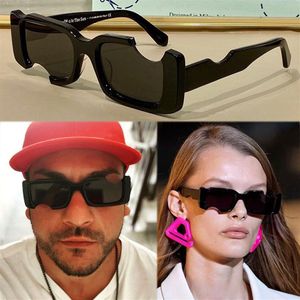 Neue quadratische klassische Mode OW40006 HERREN Sonnenbrille OOO Polycarbonatplatte Kerbrahmen 40006 Designerbrillen Männer und Frauen Eye200J