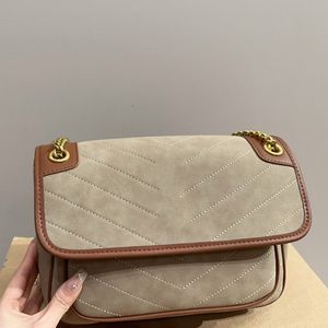 Luxuriöse Designer-Schultertaschen für Damen, klassische Mode, vielseitig, hochwertiger Hirschleder-Samt, voller luxuriöser Damen-Umhängetaschen