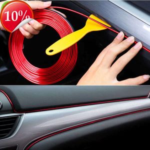 New 5m DIY Soft Car Interior Molding Strip Sealing Strip Electroplating Color Film Car Interior Exterior AmbieDecoration Accessories