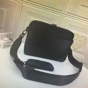 Borsa a messaggeri di alta qualità Mono in rilievo Mono in pelle morbida Mens Borse a tracota a 2 pezzi Stume da tracolla con borsetta WA299C