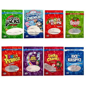 Mylar Bags Cook Trr Tro Err Gummies Packaging Resealable Zipper Lock Pouch 600mg Custom RUNTZ Strawberry Watermelon Octopus Peach Heat Seal Plastic Case