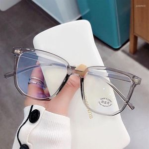 サングラスQutzzmnd Retro Men's Women 'Big Frame Anti Blue Light Reading Glassesファッション光学近視ブロッキングアイウェア2023243H