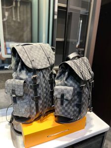 2023 Högkvalitativ designerväska Kvinnors modedesigner ryggsäck män reser ryggsäck klassisk tryckt belagd duk parkett läder satchel ryggsäck ryggsäck ryggsäck