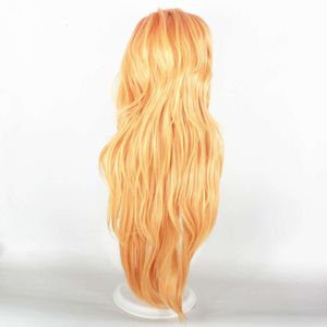 Ghost Annihilation Blade Children's Sliping Cosplay Lay Gradient Long Rose Net Mechanism Chemical Fiber Hair Wig Factory