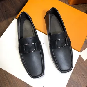 20Model 2023 Lüks Marka Penny Tasarımcı Loafers Erkekler Sıradan Ayakkabı Slip-On Deri Ayakkabı Büyük Boyut 38-46 Loafers Sürüş Ayakkabıları Düğün Ayakkabıları