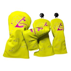 Golf Club Headcover Golf Ahşap Headcover için Golf Golf Headcover Protector Golf Ahşap Kapak Novery Sevimli Hediyeler