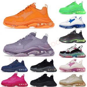 balenciaga triple s balencaigas shoes triple-s Platform Luxurys Designer mens Women Casual Shoes 【code ：L】 Black White Green Orange Clear Sole Runenrs Trainers