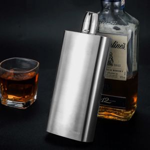 Hip Flasks Hip Flask 500ml Pote de Whisky Aço Inoxidável 304 17oz Recipiente de Álcool de Metal Garrafa de Vinho Homens Presente Honesto 231208
