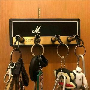 Hooks Rails Key Storage Guitar Keychain Holder Jack II Rack 2 0 Electric Key Rack amp Vintage Amplifier Gift Drop Hook 210626247L