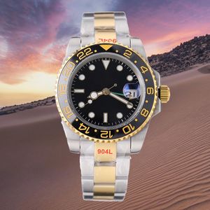 Relógios mecânicos aaa 2813 movimento de alta qualidade automático 40mm pulseira de aço inoxidável relógio de ouro luminoso relógio de pulso masculino à prova d'água moda presentes relógios de pulso