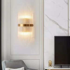 Gold Crystal Wall Light Crystal Wall Sconce Lysning Led Wall Lamp Modern väggljus för sovrum badrummet vardagsrum