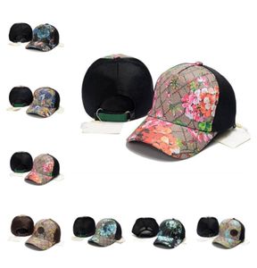 Designers chapéu boné de beisebol floral planta animal impressão casquette luxo clássico bonés carta moda mulheres e homens sunshade cap sport8407513