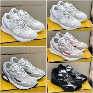 Elegant Brand Men Women First 1 Trainers Shoes Tech Fabric F-shaped Sculpted Corrugated Soles Sneaker Super Quality Calfskin Couple Running shoes Size 35-45
