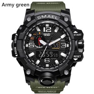 Nuovo smael relogio orologi sportivi da uomo cronografo a LED orologio da polso orologio militare orologio digitale buon regalo per uomo ragazzo d157Z