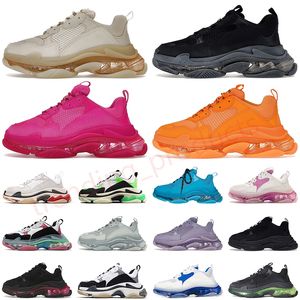 balenciaga triple s balencaigas shoes triple-s Platform Luxurys Designer mens Women Casual Shoes 【code ：L】 Black White Green Orange Clear Sole Runenrs Trainers