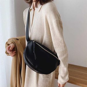 2021New Fashion Women Fanny große Kapazität Crossbody Brusts Banana PU Leder Ladies Gürtbeutel Taille Pack 0206290r