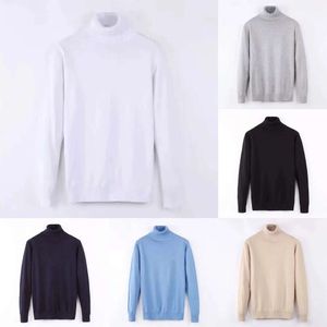 SWEATER POLO PLOECE Designer S Męskie koszule grube zamek błyskawiczny Wysoka szyja ciepłe pullover Slim Knit Knitting Skoczniki małe marka koni bawełniane hirty lim ting -centme