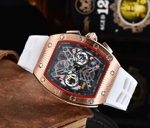 High quality High-end mens watch designer watches luxury Quartz watch fashion rubber strap strip Luminous meter Watch Ri0886