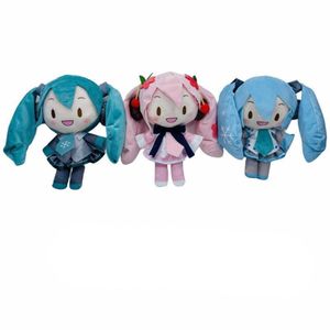 Cartoon Kawaii Miku Hatsunes Doll Anime Cuscino periferico Giocattoli di peluche Buon regalo per i bambini Decorazioni per la casa