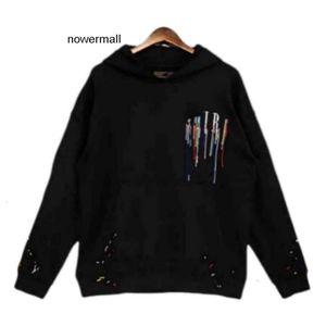 Kadın Amirri Amiiri Amir Amir Amirler Am IMIRI SWEATERS Tasarımcı Hoodies WH39ncikr High Street Pullover Baskılı Mektup Kapşonlu Siyah Sweater Hoodie Casual Mens 89H2