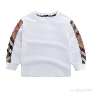 Sweat-shirts 100% coton pour enfants Sweats à capuche pour enfants Sweat-shirts Bébé Pull Enfant Vêtements de printemps Garçons Filles Col rond Haut à capuche 2-8T