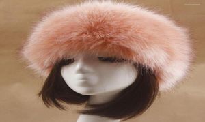 Berretto/Cranio Berretti Colori Pelliccia sintetica Fascia per capelli Donna Cappelli invernali Bomber caldo y Paraorecchie russo Ragazza Sci all'aperto Scalda orecchie da neveBeanie/Teschio2935445