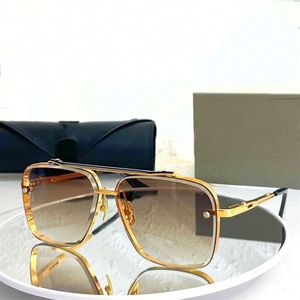 Men Sunglasses DITA Mach Six Designer Women Metal Vintage Polygon Diamond Cut Edge Craft Collection Sunglasses Original Box2088