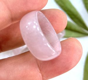 New Fashion Natural Light Purple Jade Ring Myanmar Jewelry 956574504