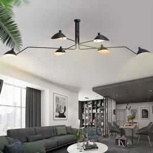Nordic chandelier creative personality modern duplex building living room dining room art industrial wind chandelier2907