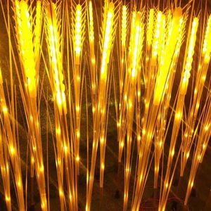 مصابيح العشب 10 15pcs في الهواء الطلق مقاوم للماء LED القمح أذن محاكاة مصباح مصباح الديكور حديقة المناظر الطبيعية 259H