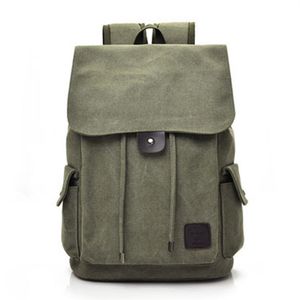 Herren Rucksack Schulbag für Teenager große Kapazität Leinwand Rucksäcke Männlich Vintage Rucksack Anti -Diebstahl -Rucksack Männer reisen b208w