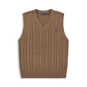 Typowy designerski sweter męski kurtka polo bez rękawów.